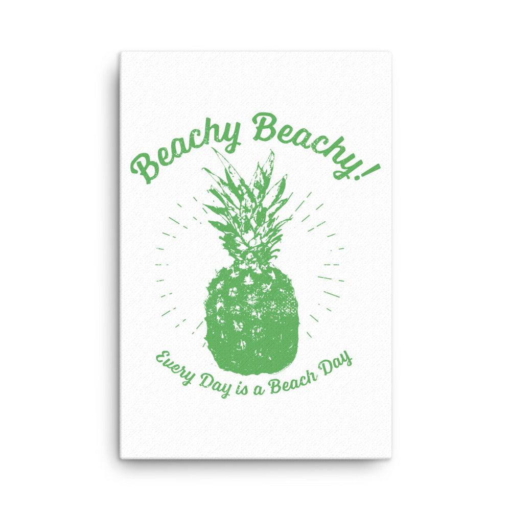Beachy Beachy Vintage Pineapple Canvas Wall Art