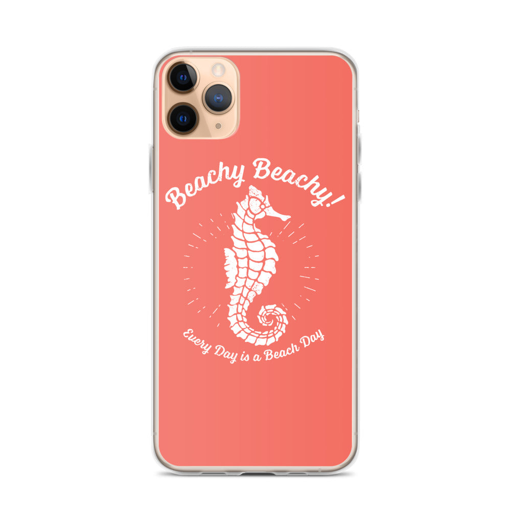 Beachy Beachy Vintage Seahorse iPhone Case