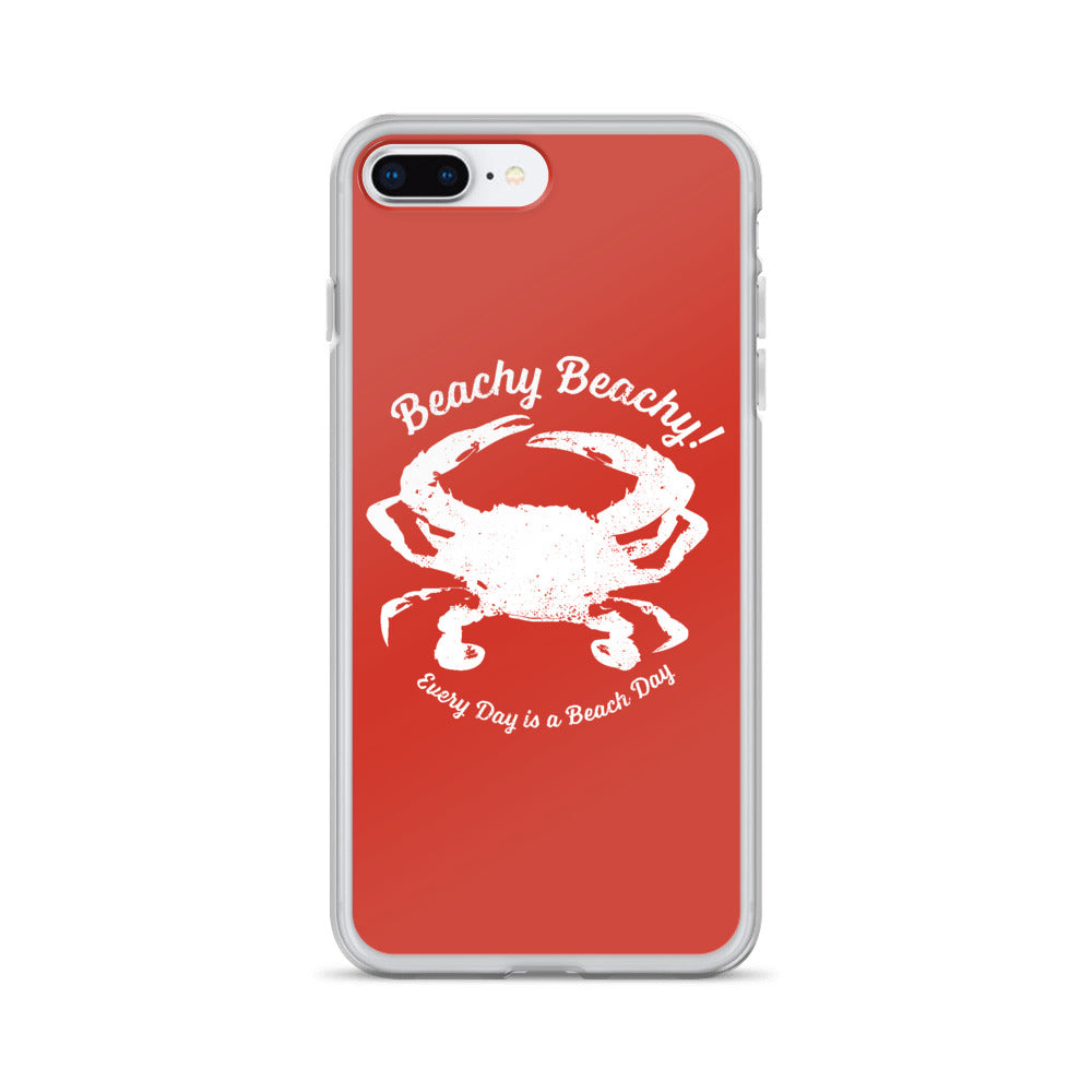 Beachy Beachy Vintage Crab iPhone Case