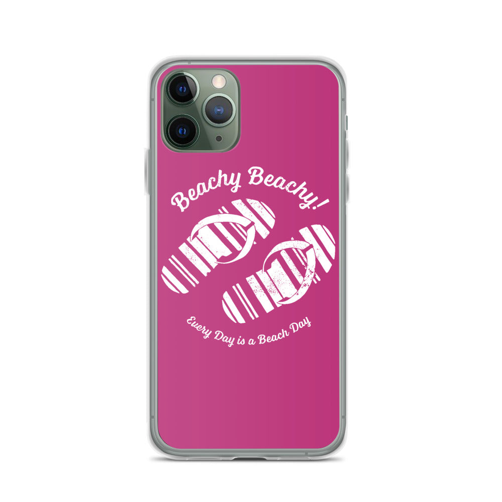 Beachy Beachy Vintage Flip Flops iPhone Case