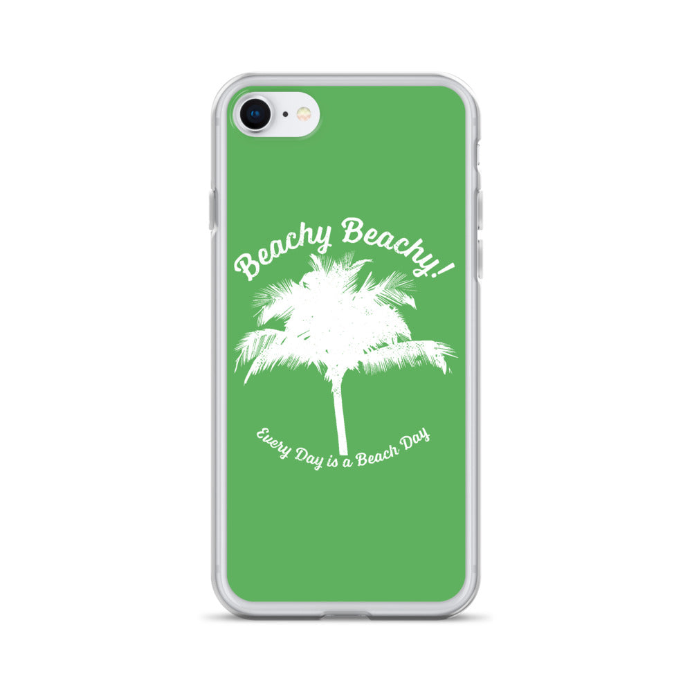Beachy Beachy Vintage Palm Tree iPhone Case