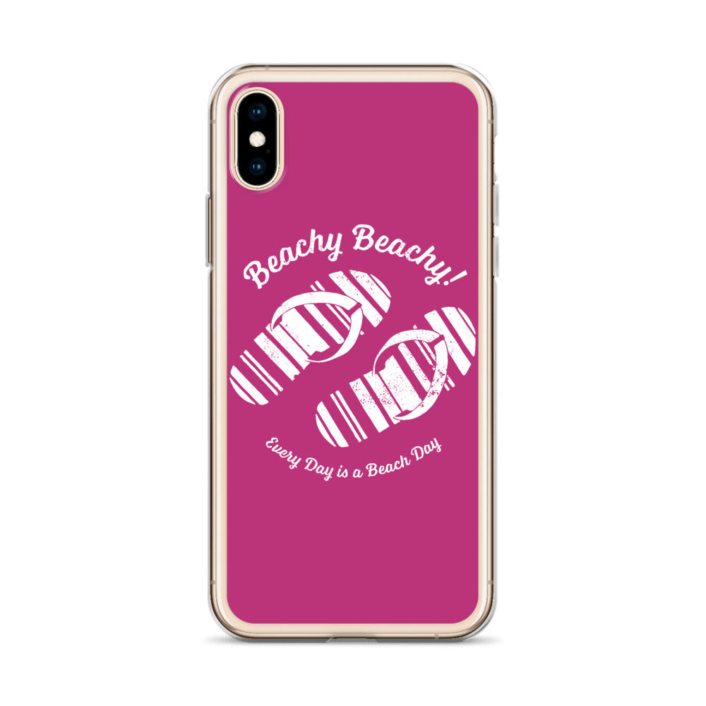 Beachy Beachy Vintage Flip Flops iPhone Case