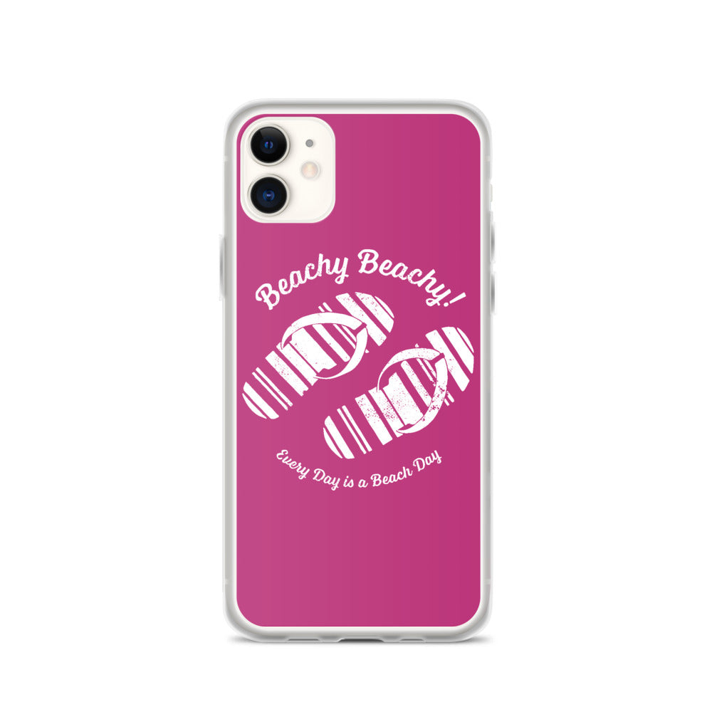 Beachy Beachy Vintage Flip Flops iPhone Case