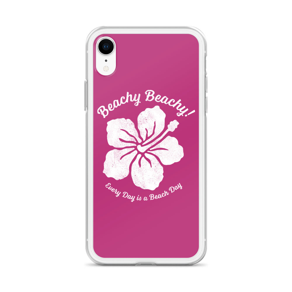 Beachy Beachy Vintage Tropical Flower iPhone Case