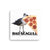 Bad Seagull Jumbo Pizza Logo Canvas Wall Art