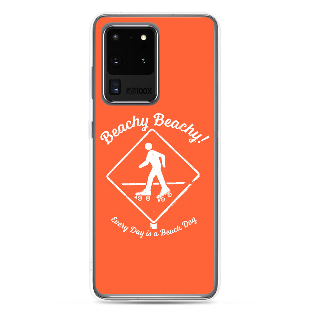 Beachy Beachy Vintage Rollerskater Crossing Samsung Phone Case
