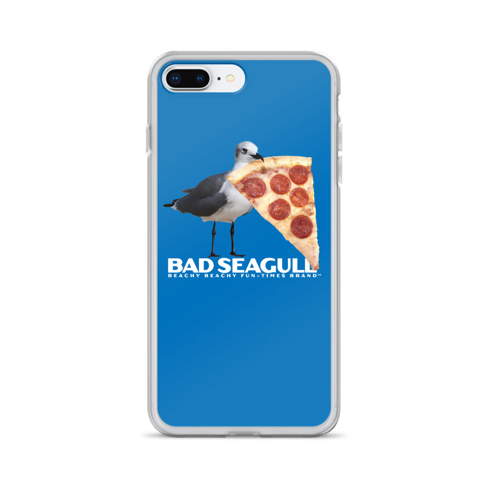 Bad Seagull Jumbo Pizza Logo iPhone Case