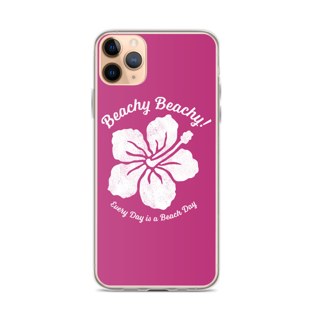 Beachy Beachy Vintage Tropical Flower iPhone Case