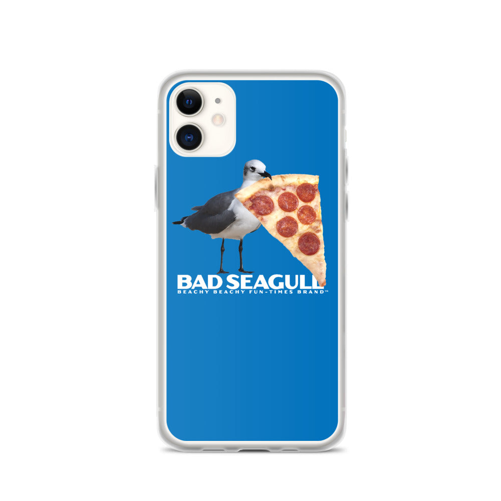 Bad Seagull Jumbo Pizza Logo iPhone Case