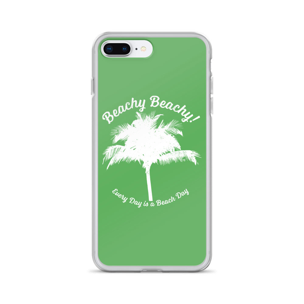 Beachy Beachy Vintage Palm Tree iPhone Case