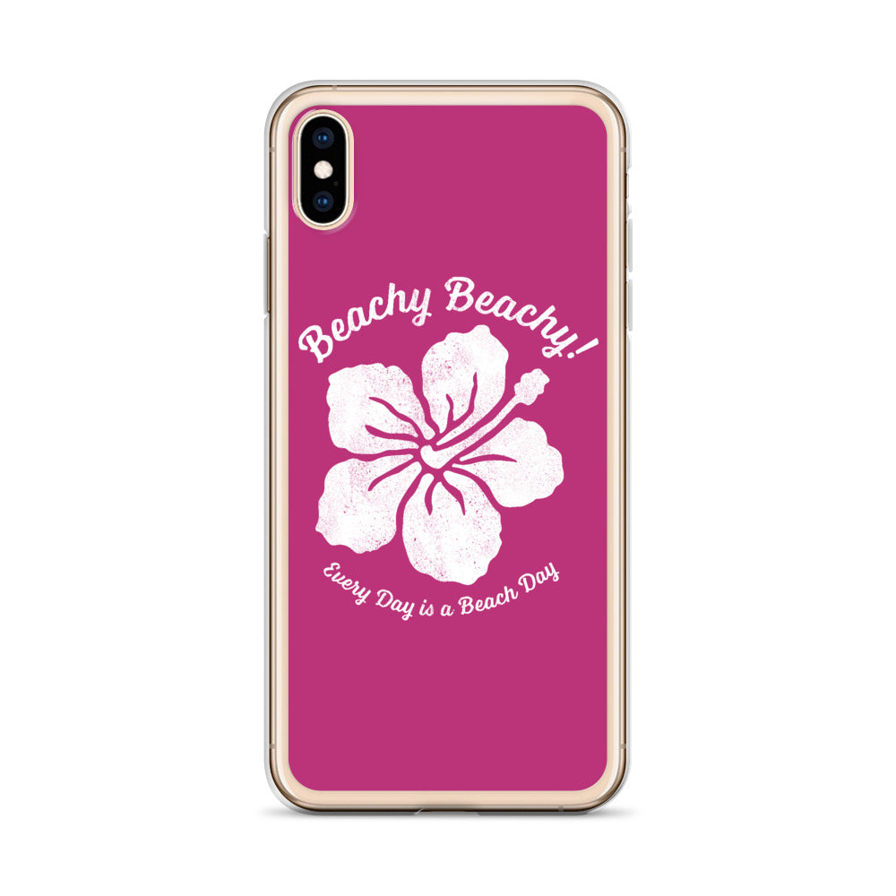Beachy Beachy Vintage Tropical Flower iPhone Case