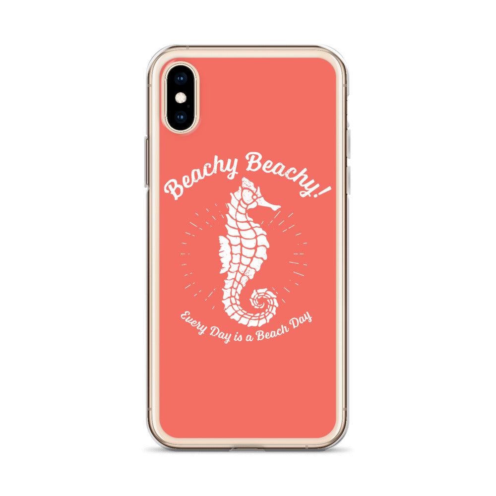Beachy Beachy Vintage Seahorse iPhone Case