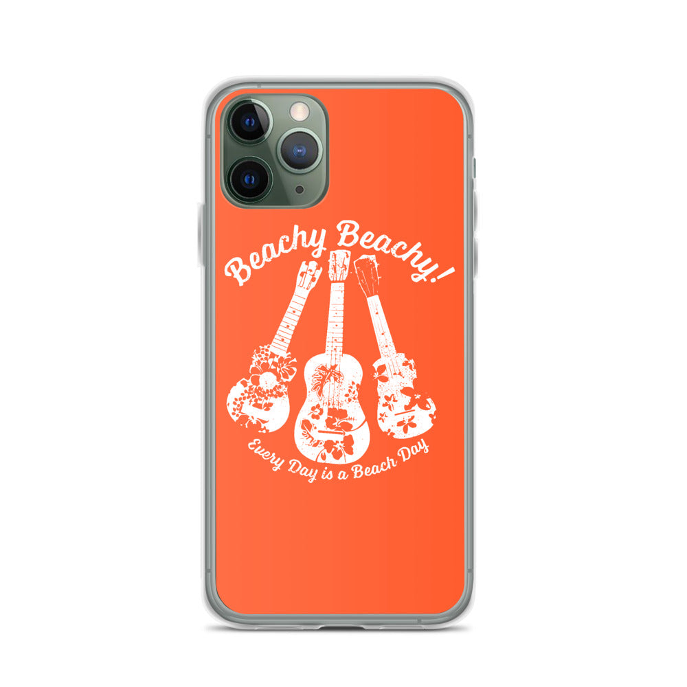 Beachy Beachy Vintage Ukuleles iPhone Case