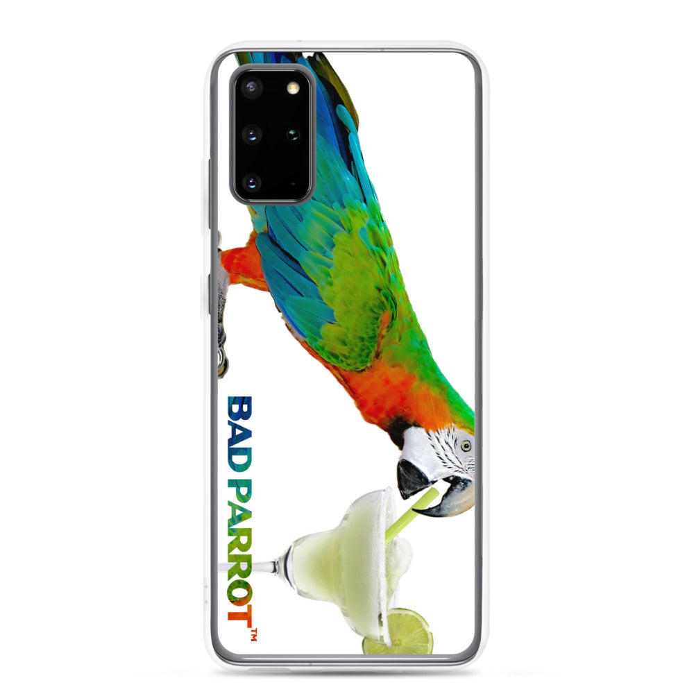 Bad Parrot with Margarita Extreme-Close-Up Samsung Phone Case