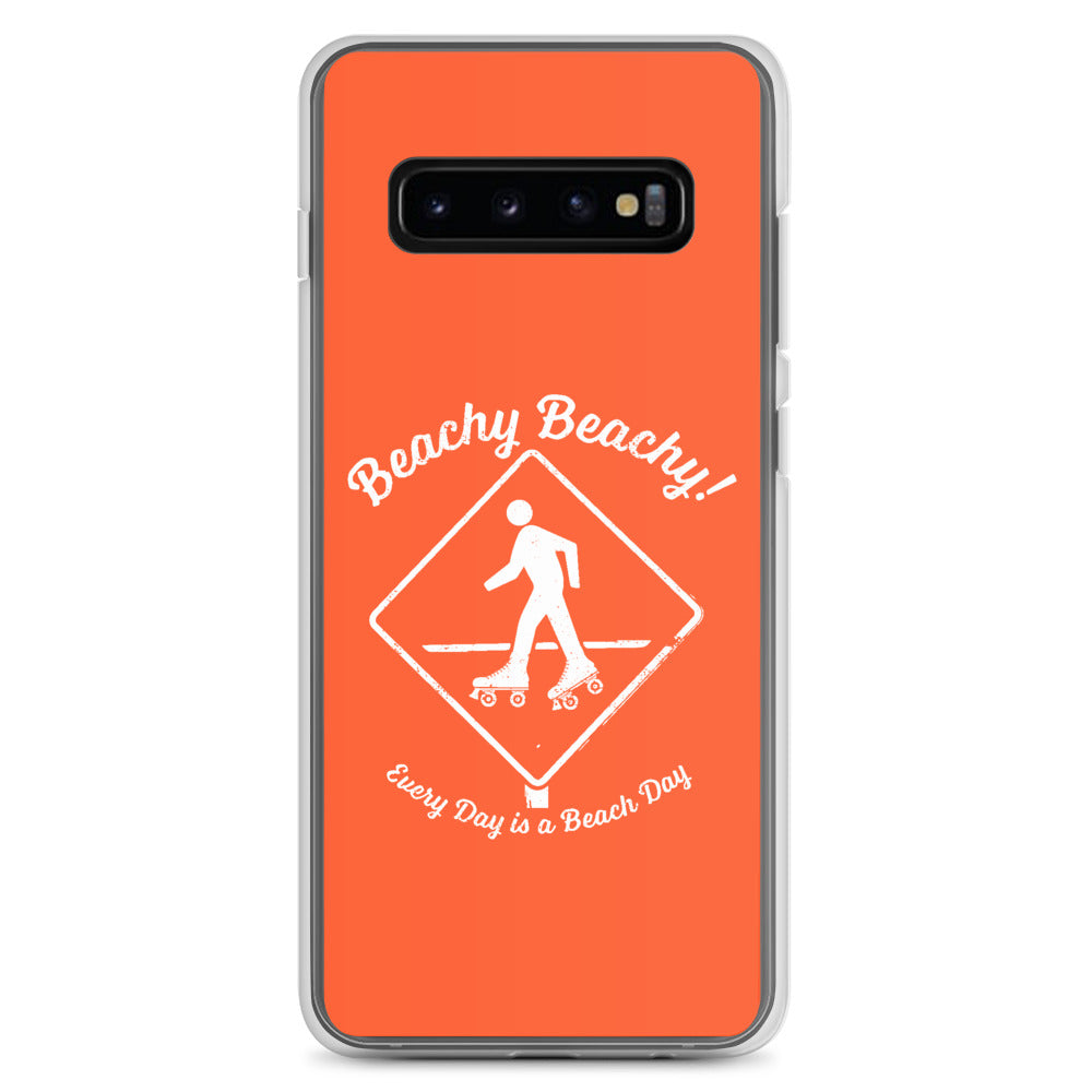 Beachy Beachy Vintage Rollerskater Crossing Samsung Phone Case