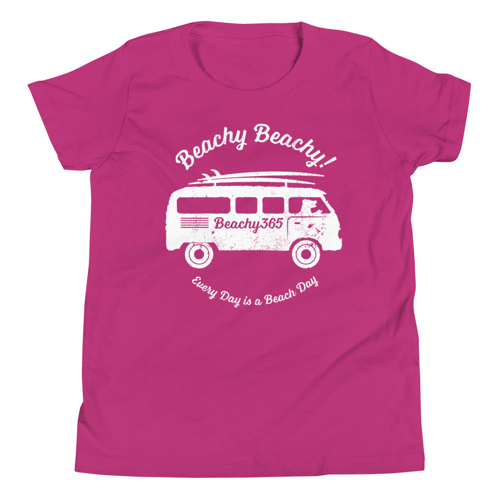 Beachy Beachy Vintage Surfbus Dog Kids Tee