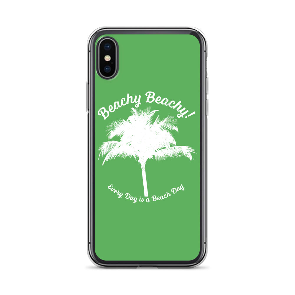 Beachy Beachy Vintage Palm Tree iPhone Case