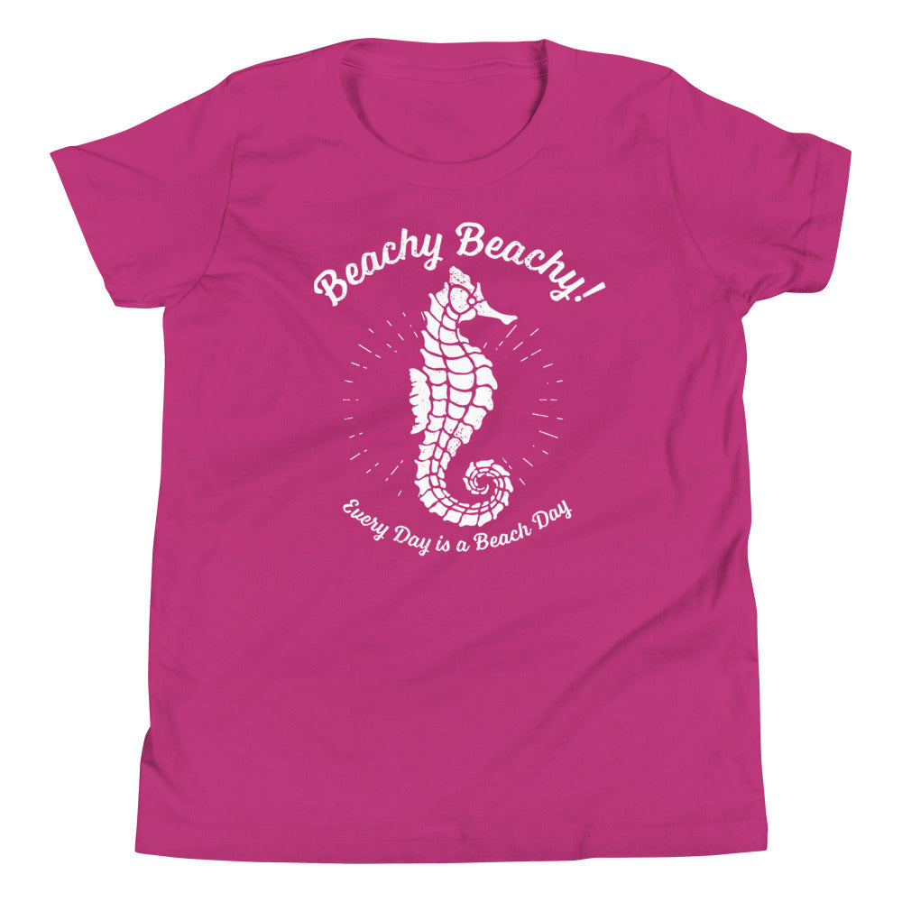 Beachy Beachy Vintage Seahorse Kids Tee