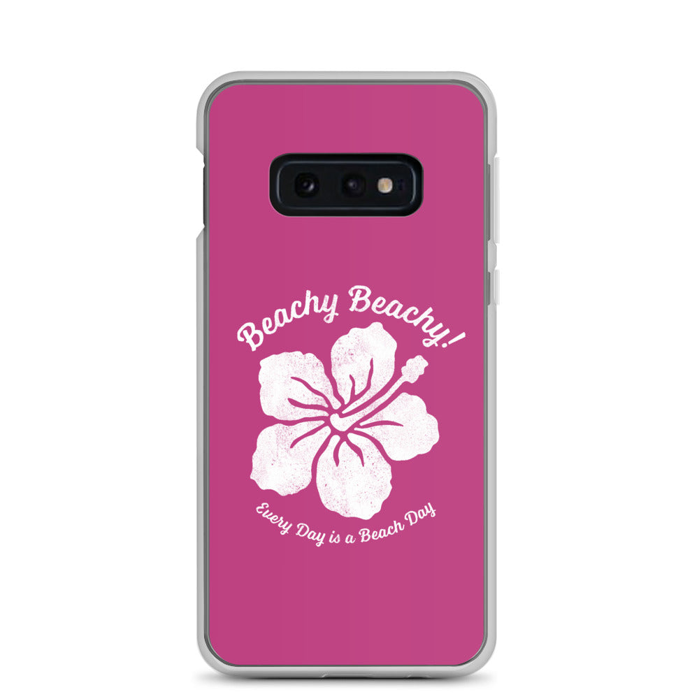 Beachy Beachy Vintage Tropical Flower Samsung Phone Case