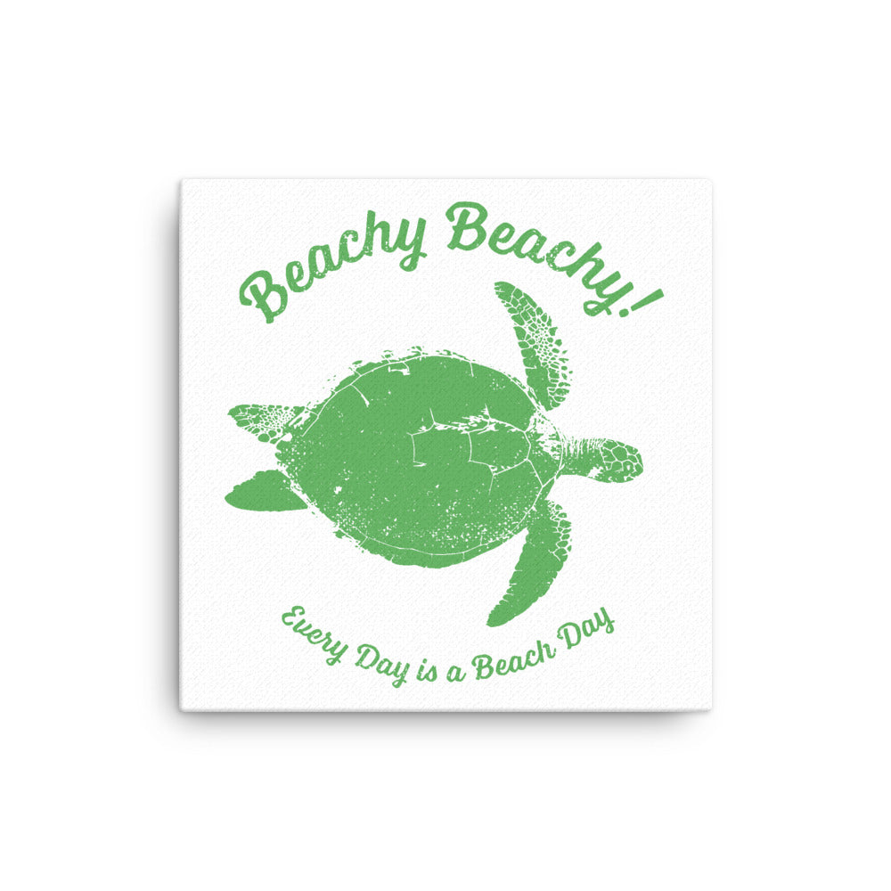 Beachy Beachy Vintage Sea Turtle Canvas Wall Art