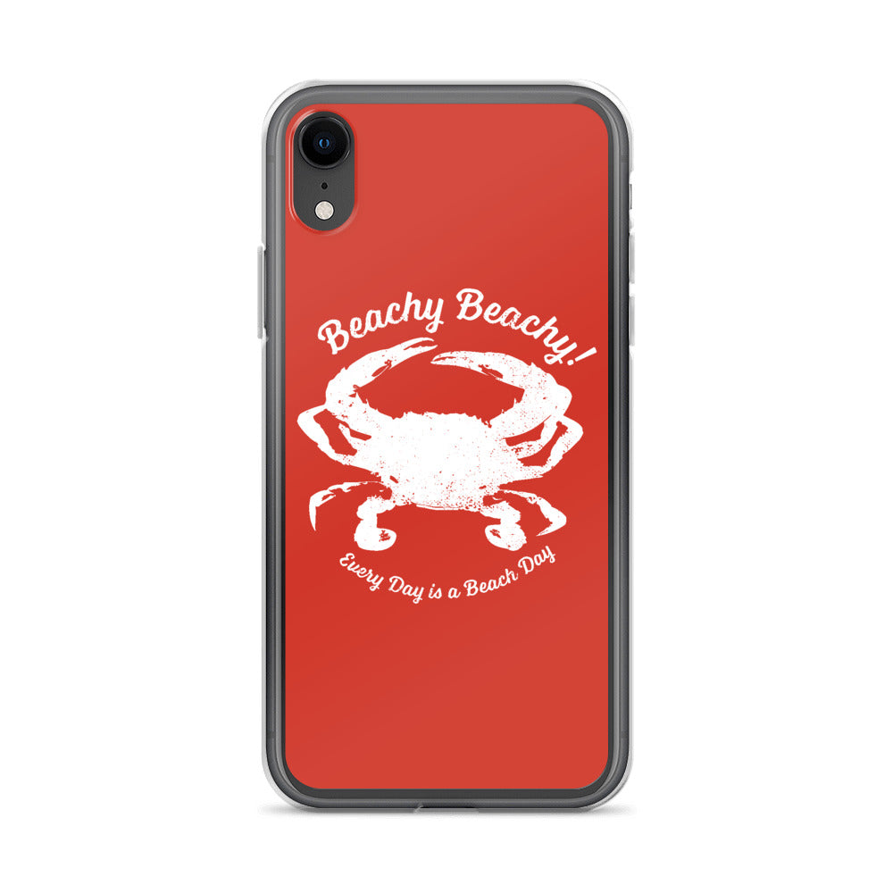 Beachy Beachy Vintage Crab iPhone Case