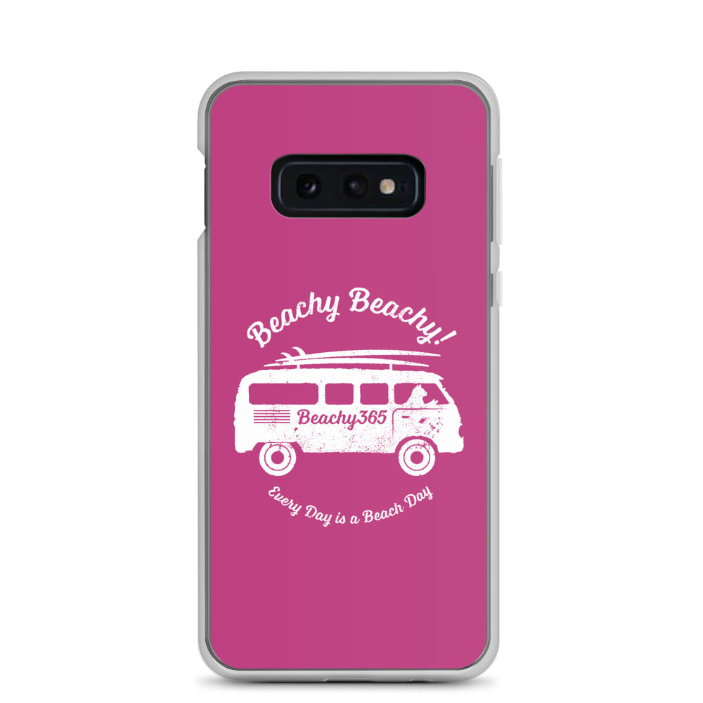 Beachy Beachy Vintage Surfbus Cat Samsung Phone Case
