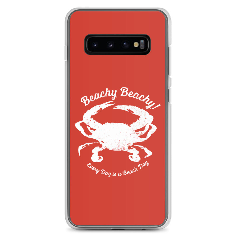Beachy Beachy Vintage Crab Samsung Phone Case