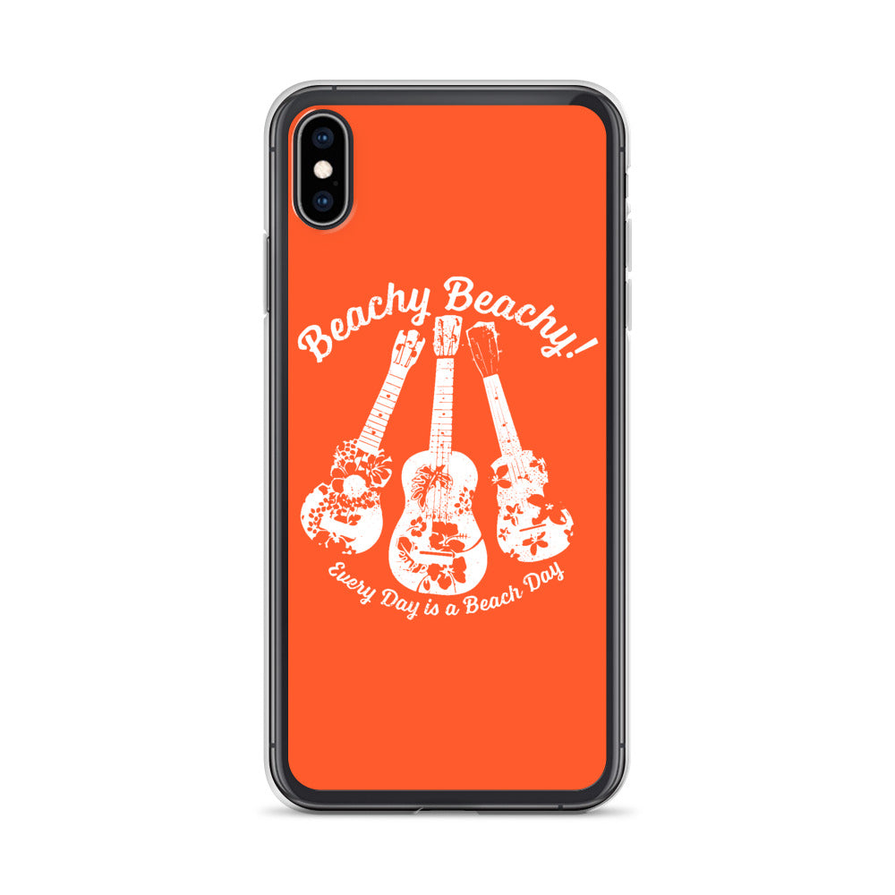 Beachy Beachy Vintage Ukuleles iPhone Case