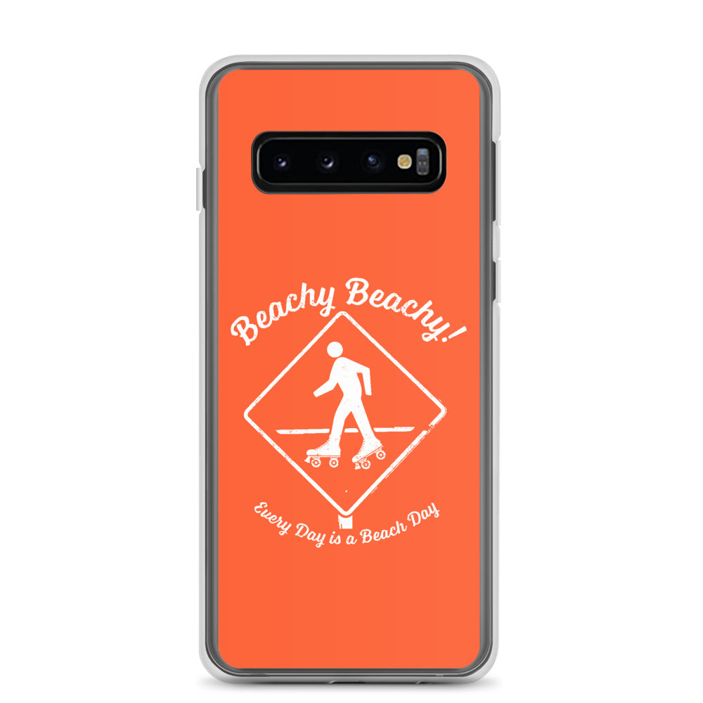 Beachy Beachy Vintage Rollerskater Crossing Samsung Phone Case
