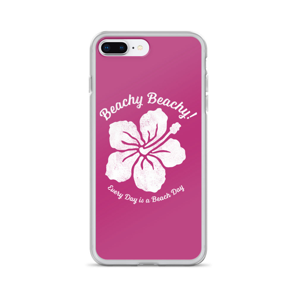 Beachy Beachy Vintage Tropical Flower iPhone Case
