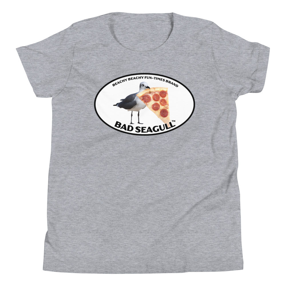 Bad Seagull with Pizza Kids Tee