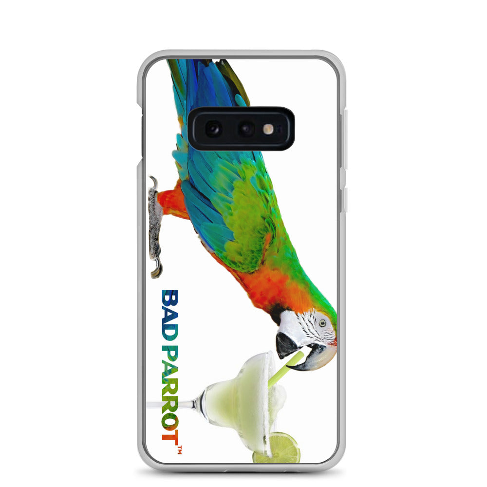 Bad Parrot with Margarita Extreme-Close-Up Samsung Phone Case