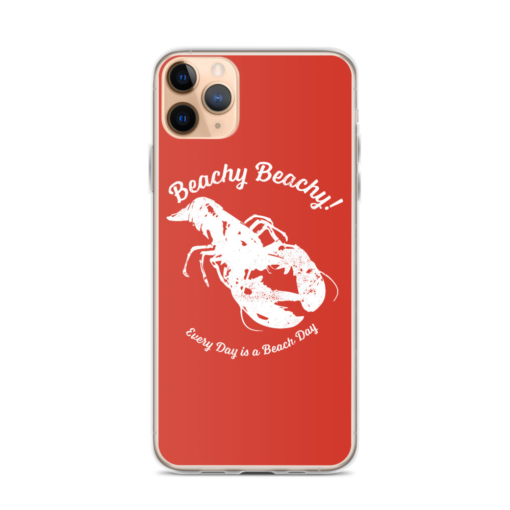 Beachy Beachy Vintage Lobster iPhone Case