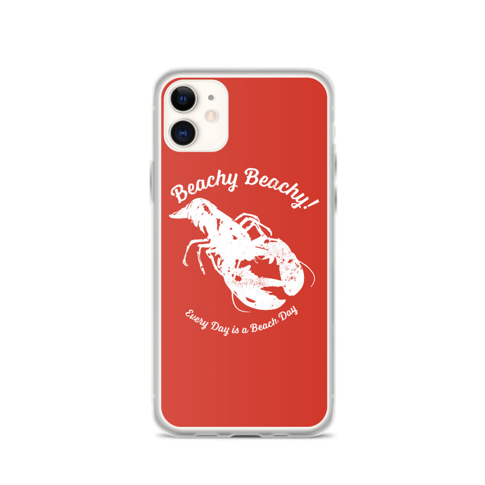 Beachy Beachy Vintage Lobster iPhone Case