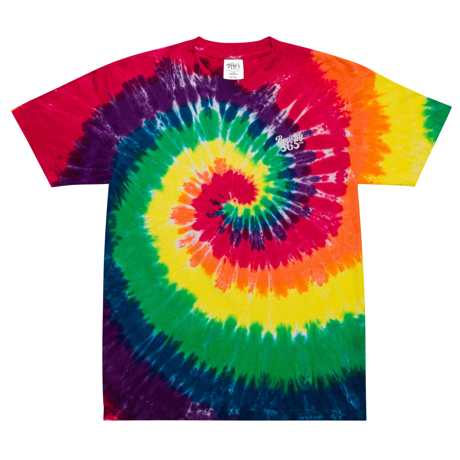 Oversized Rainbow Tie-Dye Tee