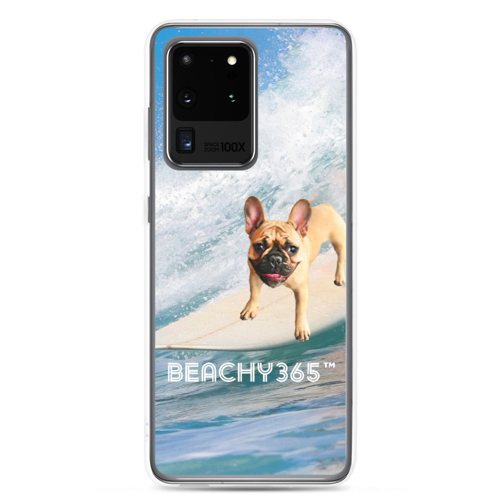 Finny the Fearless Surf Dog Samsung Phone Case