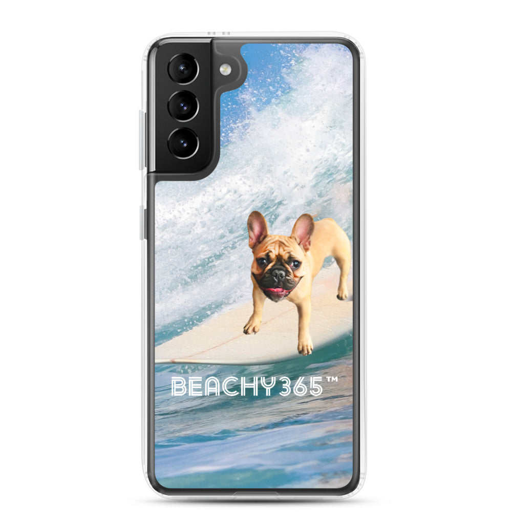 Finny the Fearless Surf Dog Samsung Phone Case