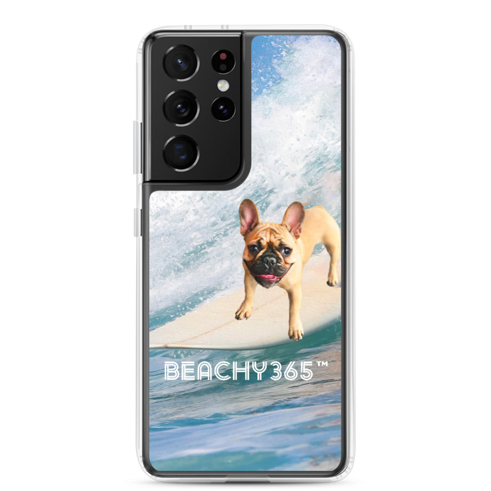 Finny the Fearless Surf Dog Samsung Phone Case