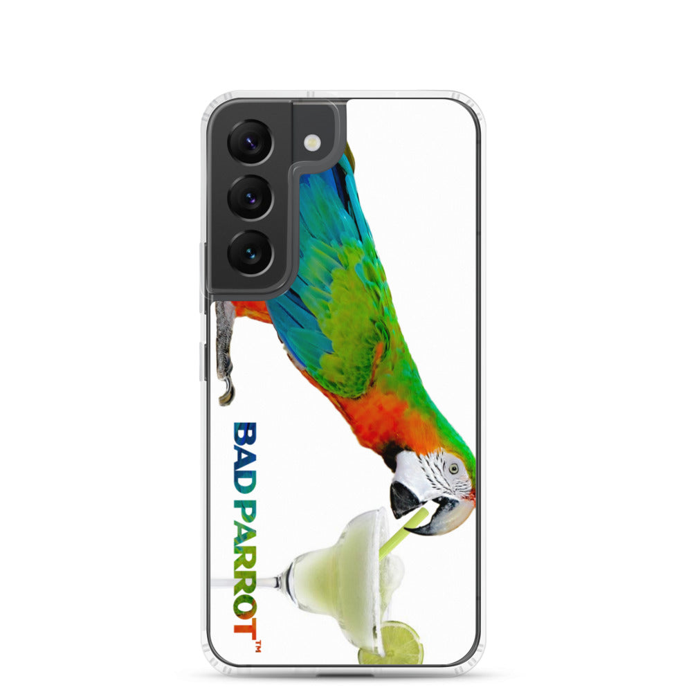 Bad Parrot with Margarita Extreme-Close-Up Samsung Phone Case
