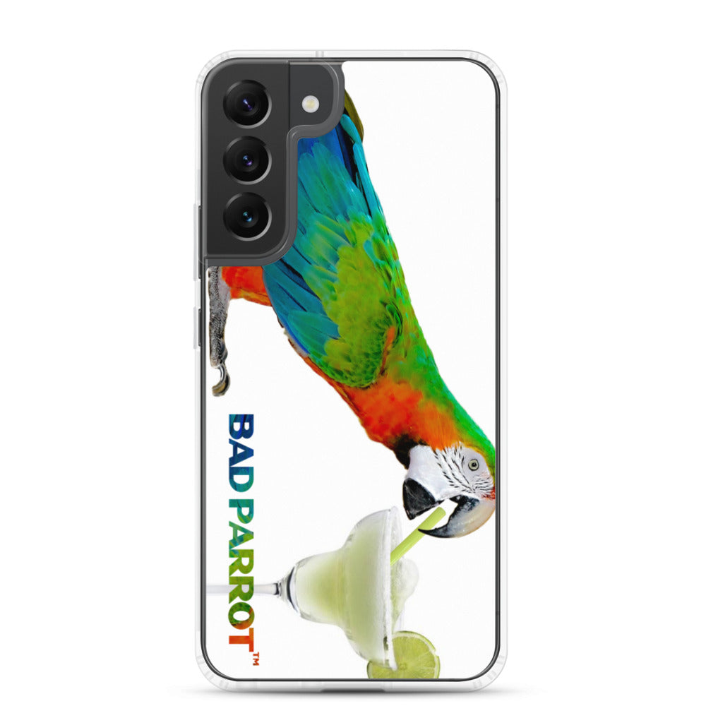 Bad Parrot with Margarita Extreme-Close-Up Samsung Phone Case