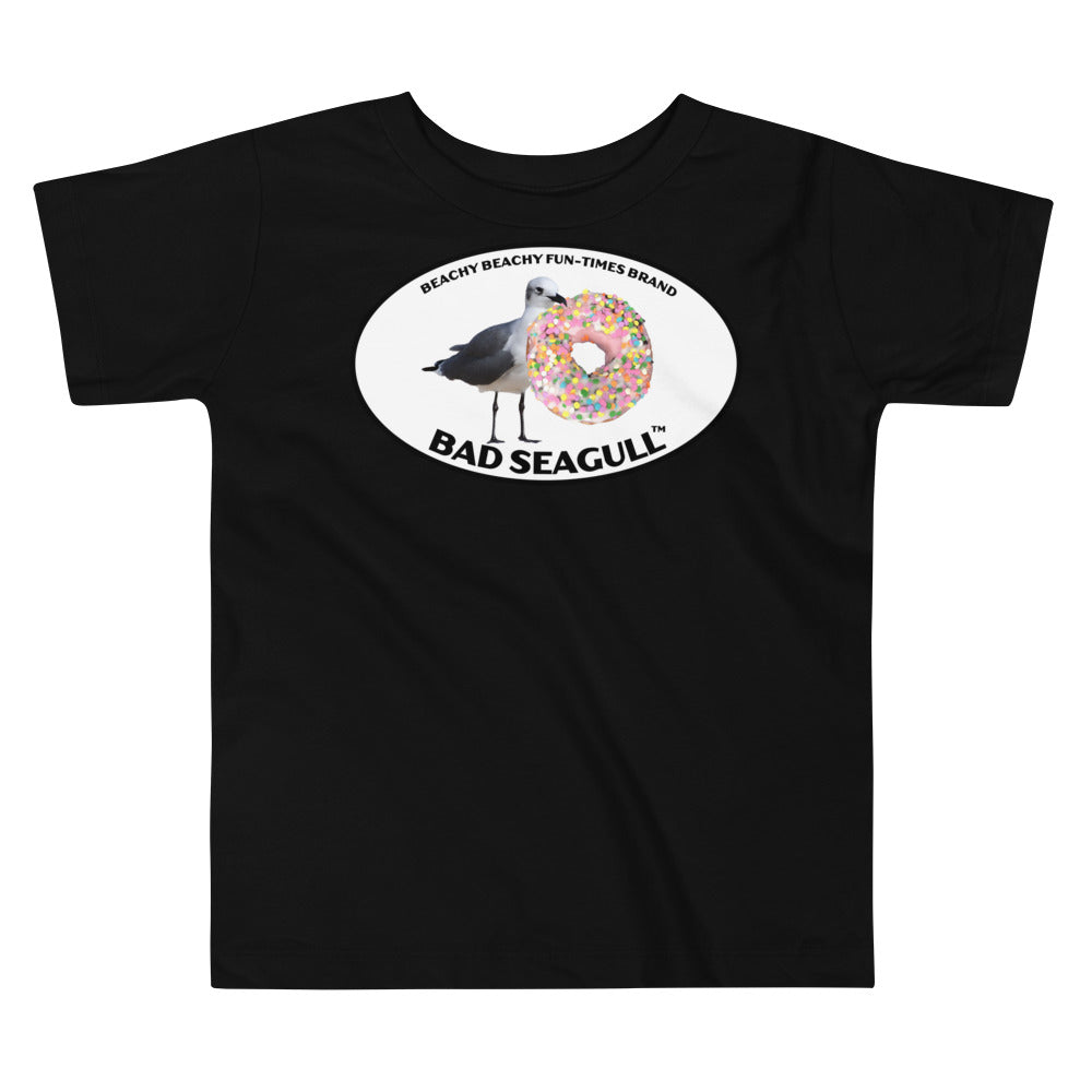 Bad Seagull with Doughnut Toddler Tee