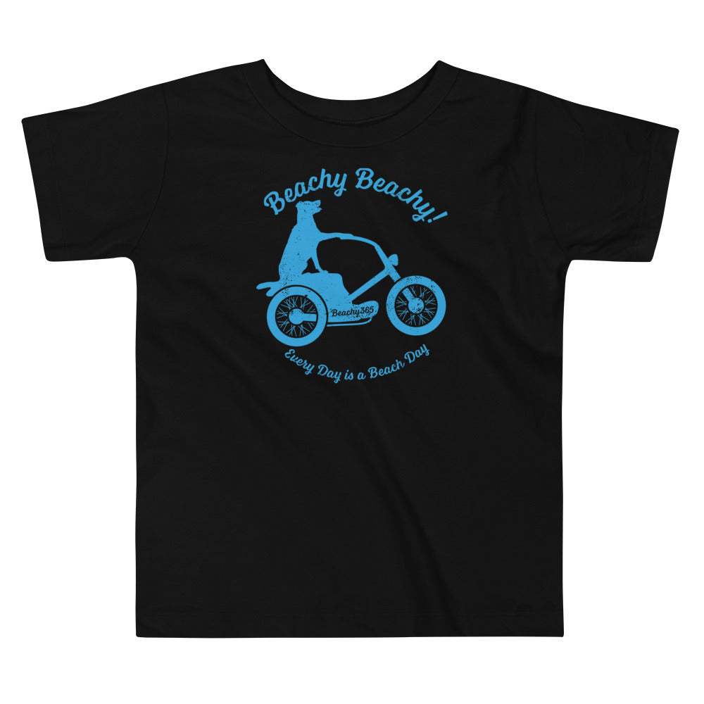Beachy Beachy Vintage Scooter-Dog Toddler Tee