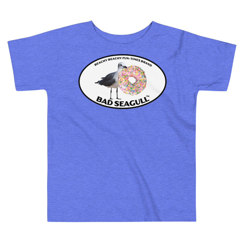 Bad Seagull with Doughnut Toddler Tee