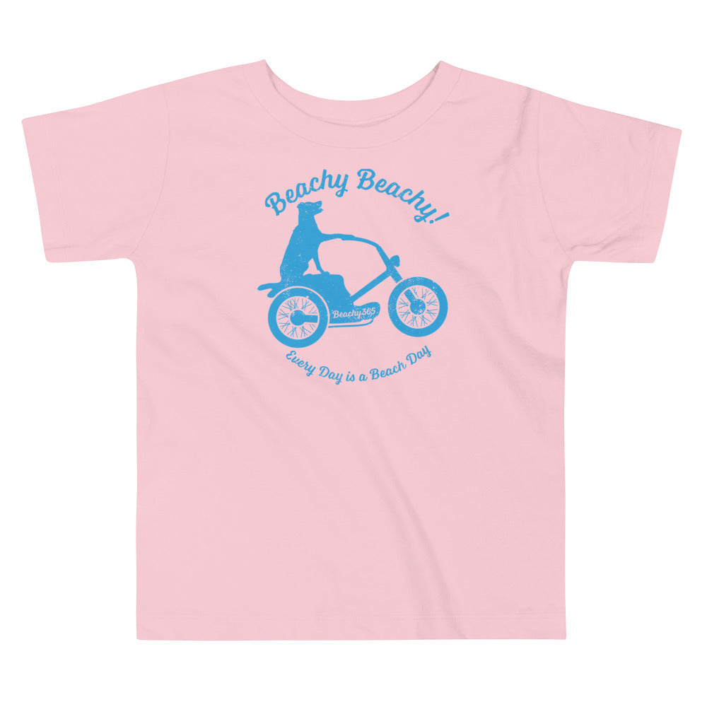 Beachy Beachy Vintage Scooter-Dog Toddler Tee