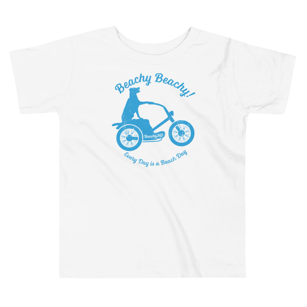 Beachy Beachy Vintage Scooter-Dog Toddler Tee
