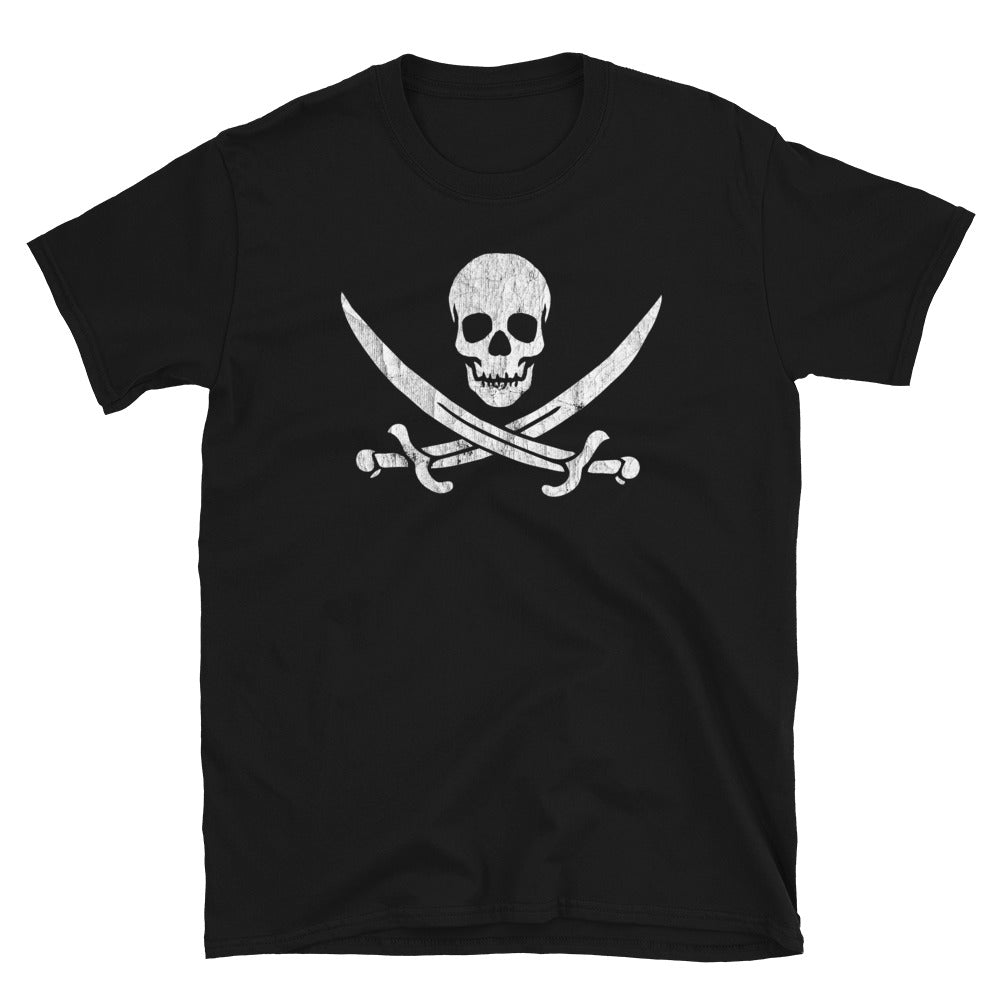 Pirate Skull and Swords Vintage Tee