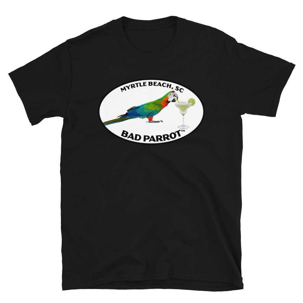 Myrtle Beach Bad Parrot with Margarita Men/Unisex Tee