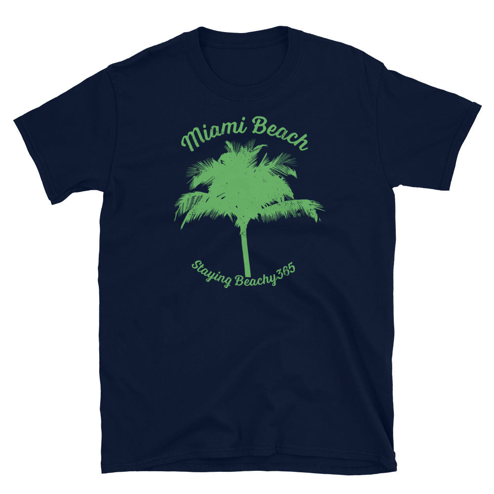 Miami Beach Vintage Palm Tree Tee