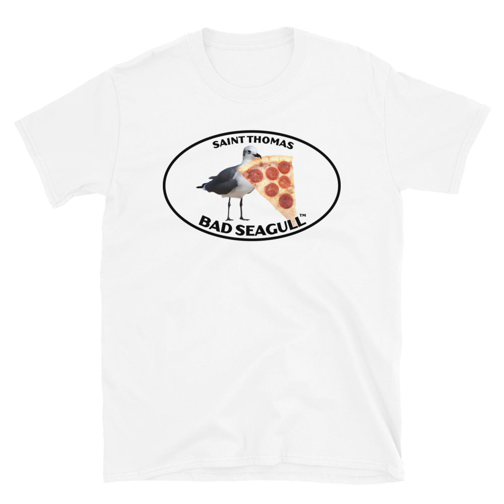 St. Thomas Bad Seagull with Pizza Tee