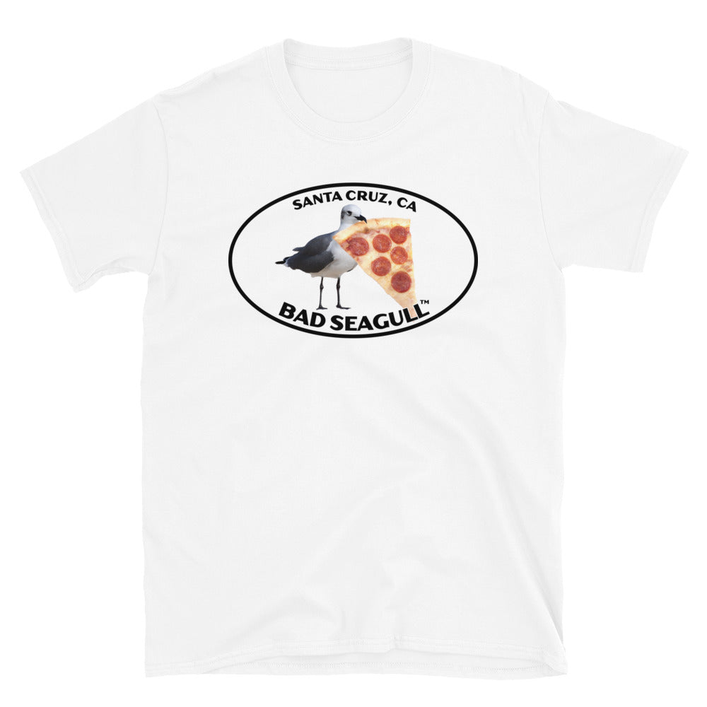 Santa Cruz Bad Seagull with Pizza Tee